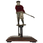 1915 Penny Arcade Golfer Apparatus From Amusement Machine