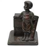 Metal Caddie Statue/Storage Box
