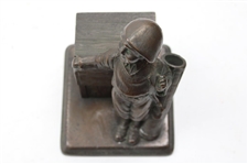 Metal Caddie Statue/Storage Box