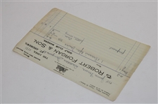 1913 Robert Forgan & Son Invoice for Brassie Splice (Neck) Driver