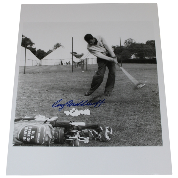 Cary Middlecoff Signed Ryder Cup B & W Photo JSA ALOA