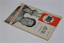 Ken Venturi Signed 1958 Golf Digest 'Why I Think I Can Win The Masters' Magazine JSA ALOA