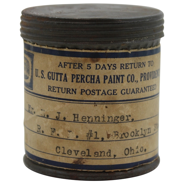 Empty Can From U. S. Gutta Percha Paint Co. 