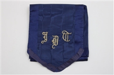Jerry Travers Silk Handkerchief Holder With Embroidered Initials