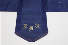 Jerry Travers Silk Handkerchief Holder With Embroidered Initials