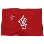 David Toms Signed 2001 PGA Championship at Atlanta Athletic Club Embroidered Flag JSA ALOA