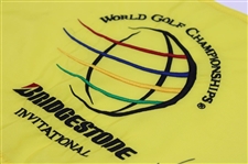 Vijay Singh Signed 2008 WGC Bridgestone Championship Used Hole #2 Flag w/COA & JSA ALOA