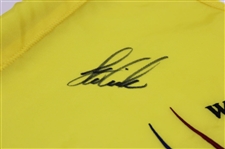 Stewart Cink Signed 2004 NEC WGC Championship Used Hole #4 Flag w/COA & JSA ALOA