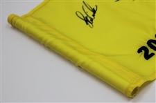 Stewart Cink Signed 2004 NEC WGC Championship Used Hole #4 Flag w/COA & JSA ALOA