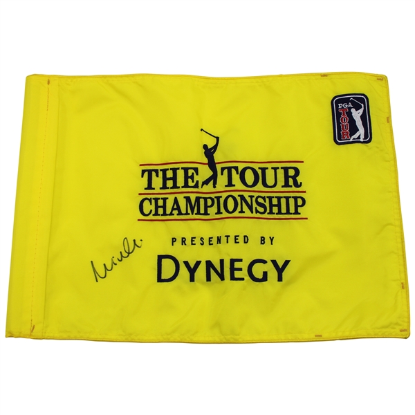 Mike Weir Signed 2001 Tour Championship Used Hole #7 Flag w/COA & JSA ALOA