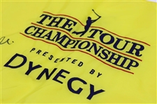 Mike Weir Signed 2001 Tour Championship Used Hole #7 Flag w/COA & JSA ALOA