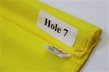 Mike Weir Signed 2001 Tour Championship Used Hole #7 Flag w/COA & JSA ALOA