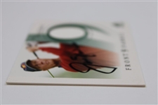 Jack Nicklaus Signed 2002 Upper Deck Front 9 Fabrics Used Shirt Card JSA ALOA