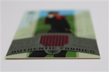 2005 Upper Deck Authentic Fabrics Tiger Woods Card 