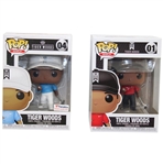 Tiger Woods Pop! Golf Funko Pop #01 & #04 in Original Unopened Boxes