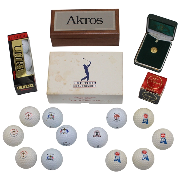 Classic Ryder Cup Logo Golf Balls, Akros, St. Andrews Pin, TOUR Championship & more