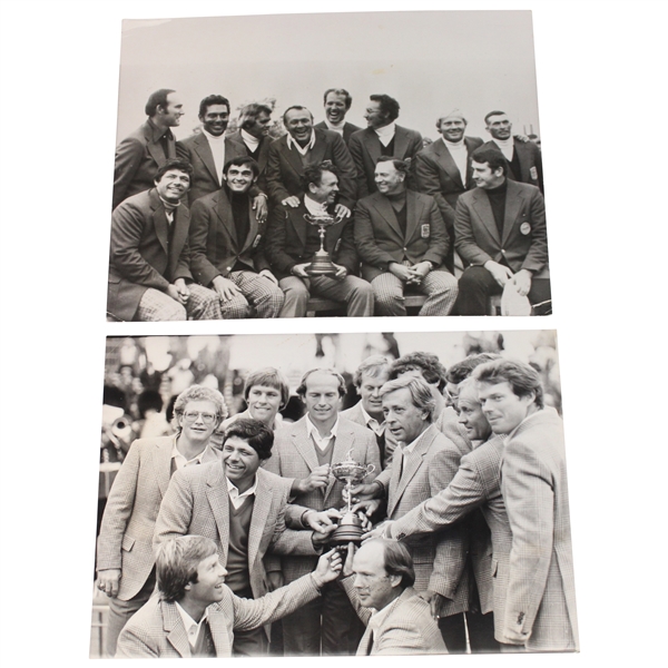 1973 & 1981 Ryder Cup Original Team Wire Photos