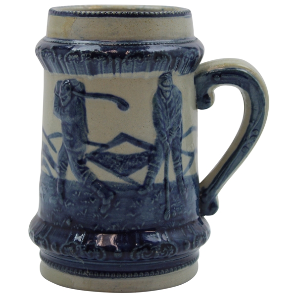 Original Robinson Clay Products Multi Golf Figure Beer Stein 
