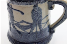 Original Robinson Clay Products Multi Golf Figure Beer Stein 