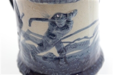 Original Robinson Clay Products Multi Golf Figure Beer Stein 