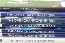 Thirty-Two (32) The Open Championship Official Annual Books - 1984-2015