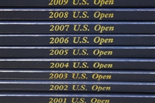 Thirty-One (31) U. S. Open Championship Official Journal Books - 1985-2015