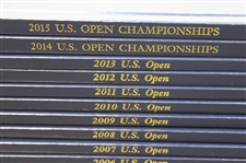 Thirty-One (31) U. S. Open Championship Official Journal Books - 1985-2015