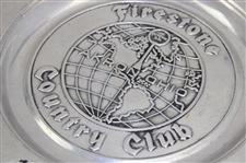 1977 World Series of Golf at Firestone Country Club Pewter Plate - Lanny Wadkins Winner
