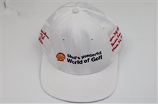 Ben Crenshaw & Tom Kite Signed Golf Worlds w/Shell's Wonderful World Challenge Hat & Ballmarkers JSA ALOA