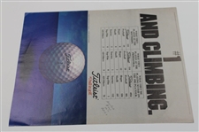 Ben Crenshaw & Tom Kite Signed Golf Worlds w/Shell's Wonderful World Challenge Hat & Ballmarkers JSA ALOA