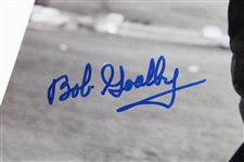 Bob Goalby Signed 11x14 B&W Photo w/Three (3) Signature Logo Golf Balls JSA ALOA