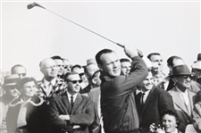 Arnold Palmer Signed Cut, 11 X 14 Photo,  Good Golf Is A State Of Mind Dish & (2) Sleeves Of Arnold Palmer Signature Golf Balls JSA ALOA
