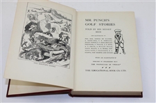 1909 'Mr. Punch Golf Stories, As Told by His Merry Men' Book