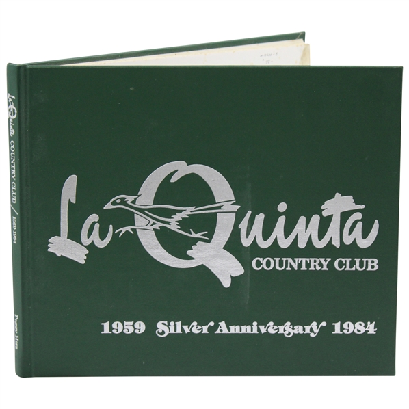 1984 La Quinta CC, 1959 Silver Anniversary Book by Peggy Herz