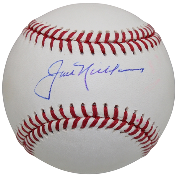 Jack Nicklaus Signed Rawlings Official Major League Baseball JSA FULL #YY07585