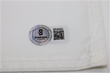 Brooks Koepka Signed 2019 PGA at Bethpage Black Embroidered White Flag BAS #BR46929