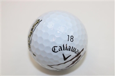 Collin Morikawa Signed Happy Gilmore 2 Gold Jacket Logo Golf Ball JSA #CH51831