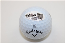 Collin Morikawa Signed Happy Gilmore 2 Gold Jacket Logo Golf Ball JSA #CH51831