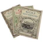 Three (3) 1932 Golf Illustrated Magazines - May, June & September