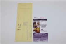 Ben Hogan Signed 1991 Personal Bank1One Check Signed 'W. Ben Hogan' JSA #T41447