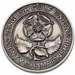 1949 English Golf Society County Championship Sterling Silver Runners-Up Medal