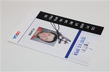 Jon Rahm Signed 2021 US Open at Torrey Pines Replica Player Photo ID Credential JSA ALOA