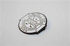 1944 PGA Championship at Manito G&CC Contestant Badge - Bob Hamilton Winner