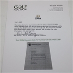 Gene Whittle Discussing Clubs For The World Golf Hall of Fame Letter