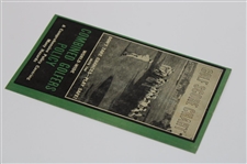 Undated 'World Wide Combined Golfers Policy Golf Score Chart' Booklet