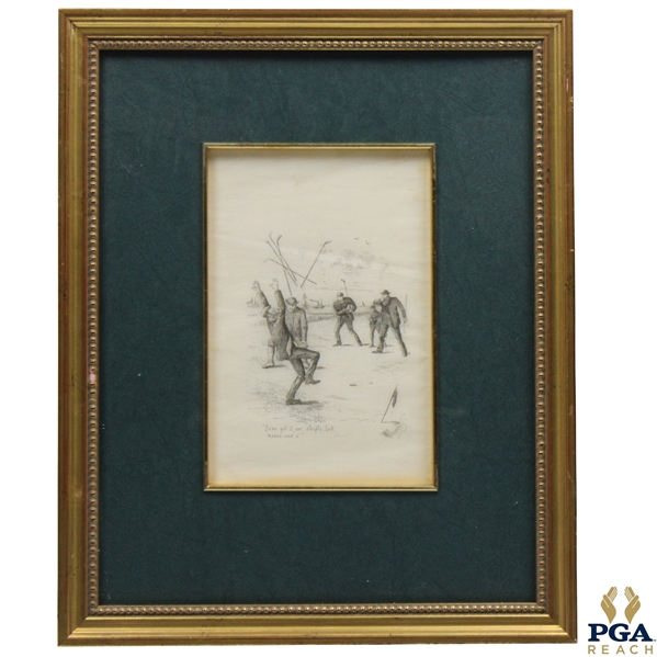 RM Alexander "Yeve Got It Sir Steeple Ball Manse And A !" Framed Print 