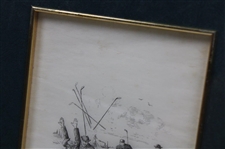 RM Alexander Ye've Got It Sir Steeple Ball Manse And A '! Framed Print 