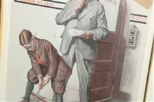 1923 The Saturday Evening Volume 196, No. 16 Magazine Cover - Framed
