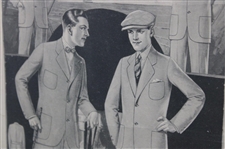 Vintage Golfer's Talking Themed Clothing Advertisement - Framed