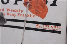 1920 The Saturday Evening Post Golf Themed Cover - March 13th - Framed
